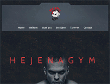 Tablet Screenshot of hejenagym.nl